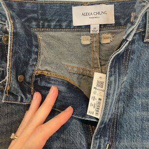 Alexa Chung for Madewell High Rise Blue Jeans